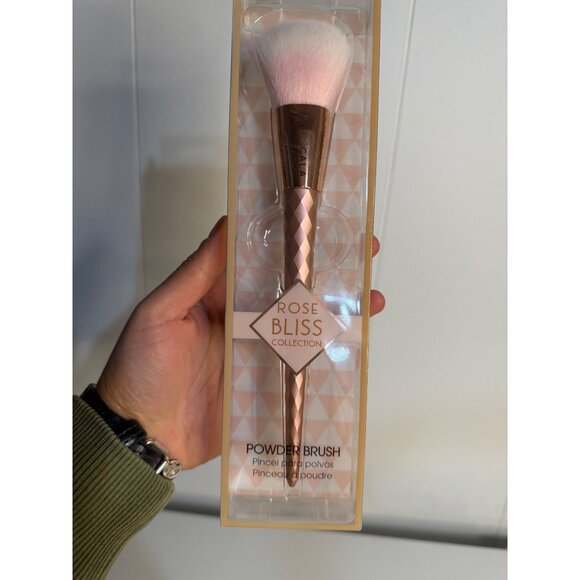 CALA Rose Bliss Collection Powder Brush Rose Gold Bristles Diamond Handle NEW - Picture 2 of 5